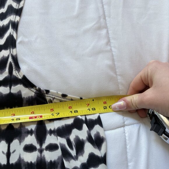 Portocruz Womens Size Large Sleeveless Coverup Black Dress Beach Summer Flowy - Picture 3 of 6